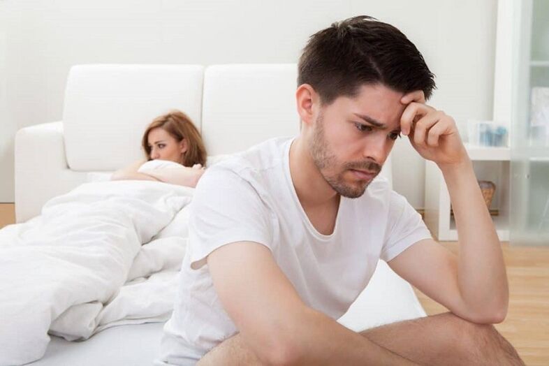 gizakiaren inpotentzia prostatitisaren konplikazio gisa